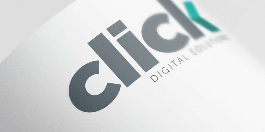 Example of Click Digital Solutions new branding
