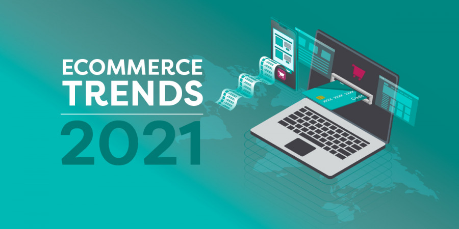 eCommerce trends in 2021 visual graphic